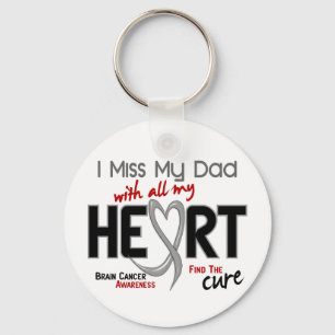 Brain Cancer I MISS MY DAD Sleutelhanger