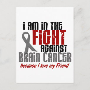 Brain Cancer in de strijd 1 vriend Briefkaart