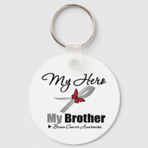 Brain Cancer My Hero My Brother Sleutelhanger
