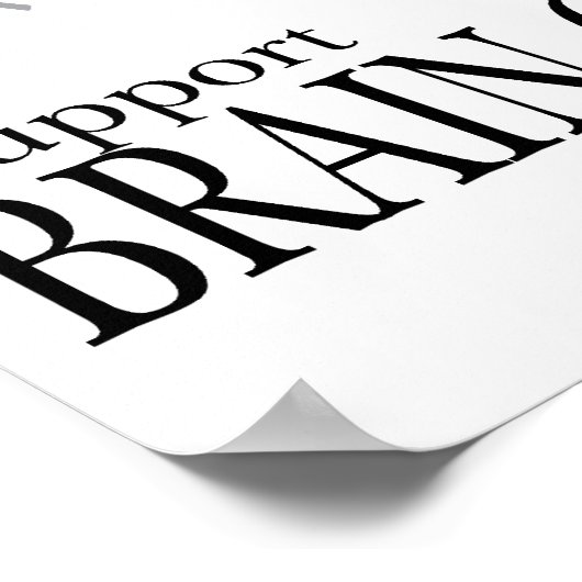 Brain Cancer Tree Poster (Hoek)