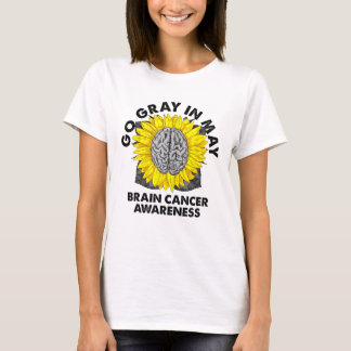 Brain Cancer Tumor Awareness wordt grijs in mei Su T-shirt
