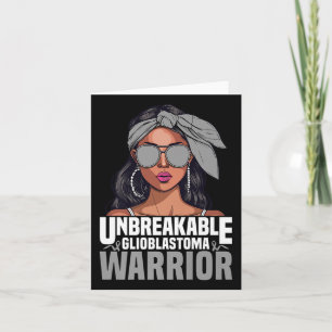 Brain Cancer Warrior Onbreekbare Tumor Survivor GL Kaart