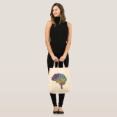 Brain Canvas tas (Voorkant (model))
