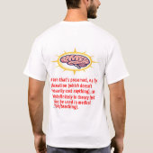 Brain Conserveringsbericht (logo) T-shirt (Achterkant)