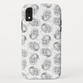 Brain Diagrammen Patroon Antiek Medisch Case-Mate iPhone Case (Achterkant)