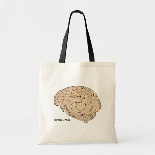 Brain Drain Tote Bag (Voorkant)