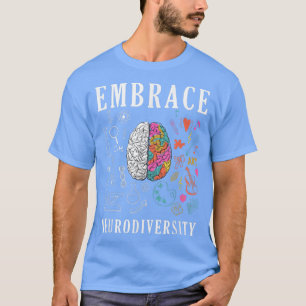 Brain Embrace ADHD Autisme ASD, Embrace Neurodiver T-shirt