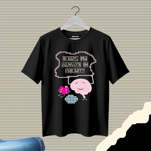 Brain en hart t-shirt