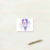 Brain en tracktografie post-it® notes (Op bureau)