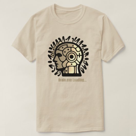 Brain.exe Laden… T-shirt (Design voorkant)