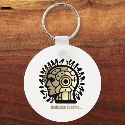 Brain.exe Loading… Sleutelhanger (Voorkant)