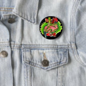Brain Fever Pin Ronde Button 5,7 Cm (In situ)