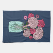 Brain Flower Bouquet Theedoek (Horizontaal)