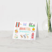 Brain Fog Brainwaves Kaart (Voorkant)