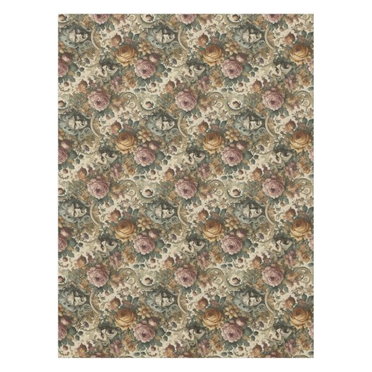 Brain Fog - Gothic Grote Patroon Tafelkleed (Voorkant)