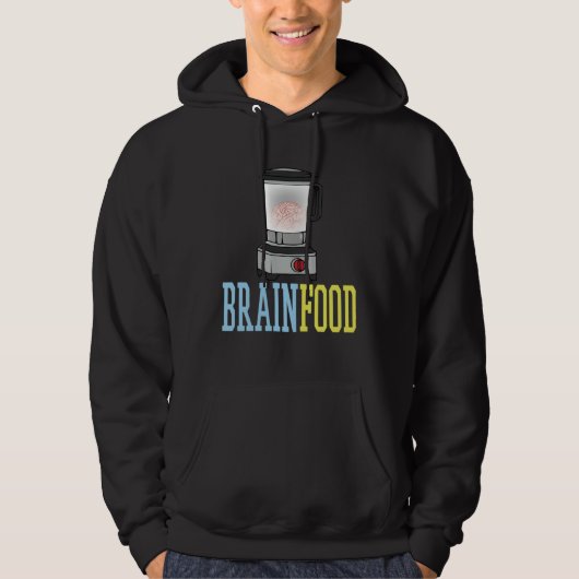 Brain food processor hoodie (Voorkant)