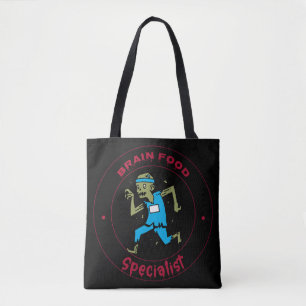 Brain Food Specialist zombie hersenen Draagtas