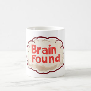 Brain Found Funny Slogan Koffiemok