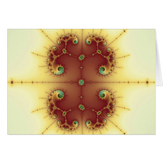 Brain - Fractal Kaart (Voorkant Horizontaal)