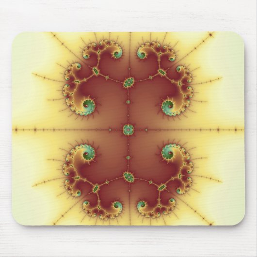 Brain - Fractal Mousepad Muismat (Voorkant)