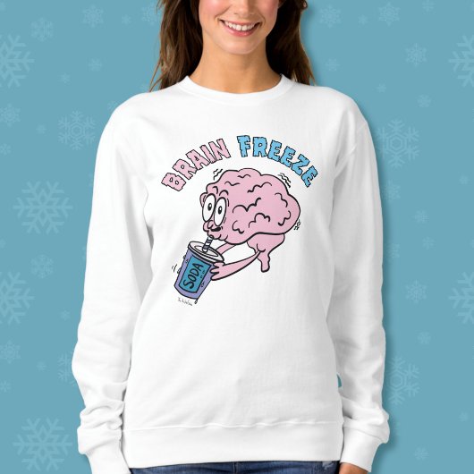 Brain Freeze Funny Cartoon Trui