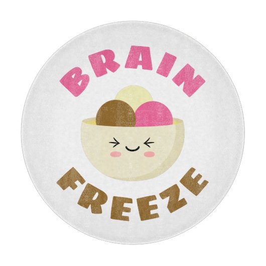 Brain Freeze Snijplank (Voorkant)