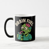 Brain Fuel Zombie Magische Mok (Links)
