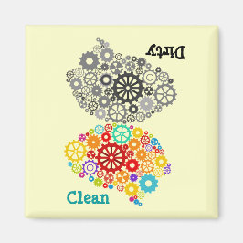 Brain Gears Dirty Clean Magnet Magneet