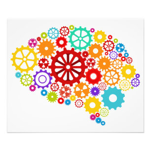 Brain Gears Foto afdrukken Afdruk