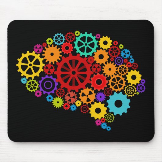 Brain Gears Mousepad Muismat (Voorkant)