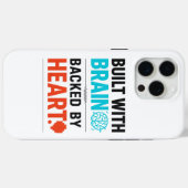 Brain & Heart iPhone Hoesje (Achterkant (horizontaal))