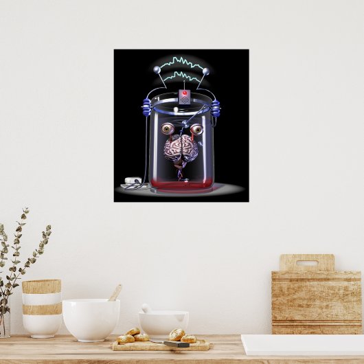 Brain in a Jar Posters (Keuken)