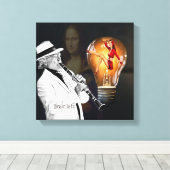 Brain Jazz Canvas Afdruk (Insitu (Houten vloer))