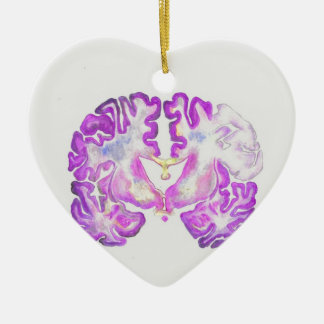 Brain Keramisch Ornament