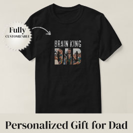 Brain King Dad T-shirt