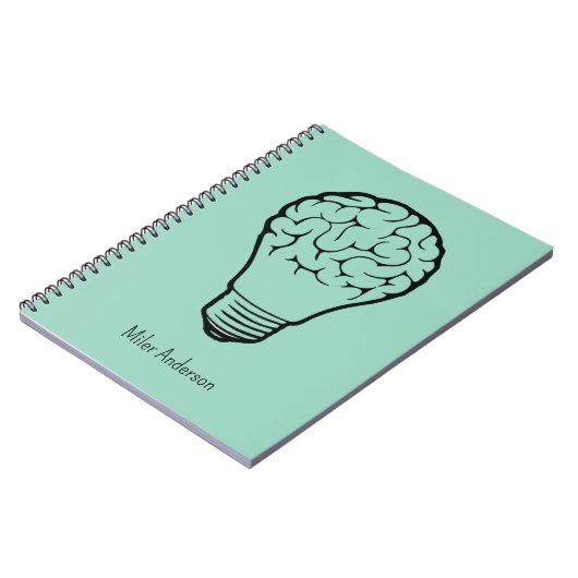 Brain Lamp - Creative Thinking Notebook- Mapping Notitieboek (Linkerzijde)