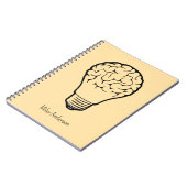 Brain Lamp - Creative Thinking Notebook- Mapping  Notitieboek (Linkerzijde)