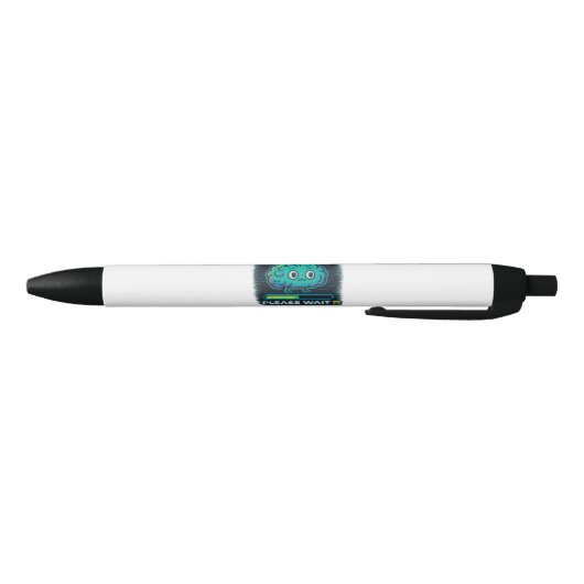 Brain Loading... even wachten Zwarte Inkt Pen (Bodem)