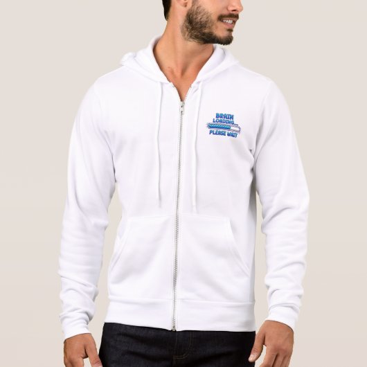 Brain Loading Please Wait - Grappige Pixel Art T-s Hoodie (Voorkant)