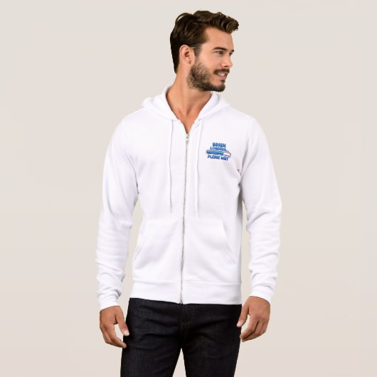 Brain Loading Please Wait - Grappige Pixel Art T-s Hoodie (Voorkant volledig)