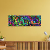 Brain Melt Canvas Afdruk (Insitu (Woonkamer))