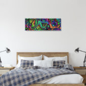 Brain Melt Canvas Afdruk (Insitu (Slaapkamer))