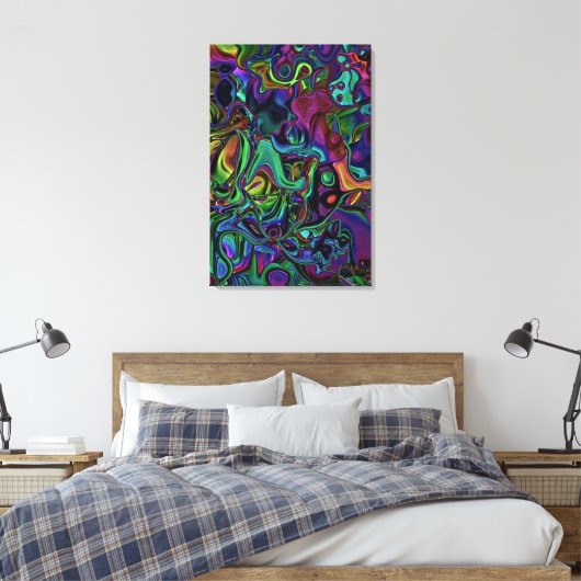 Brain Melt Canvas Afdruk (Insitu (Slaapkamer))
