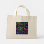 Brain Melt Canvas tas (Achterkant)