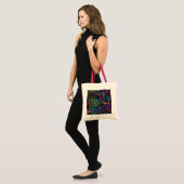 Brain Melt Canvas tas (Voorkant (model))