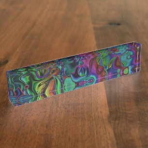 Brain Melt Desk Name Bord Naambordje