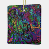 Brain Melt Keramisch Ornament (Links)