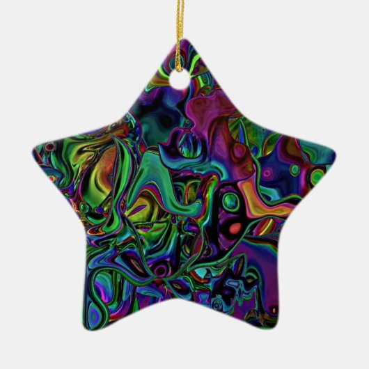 Brain Melt Keramisch Ornament (Voorkant)