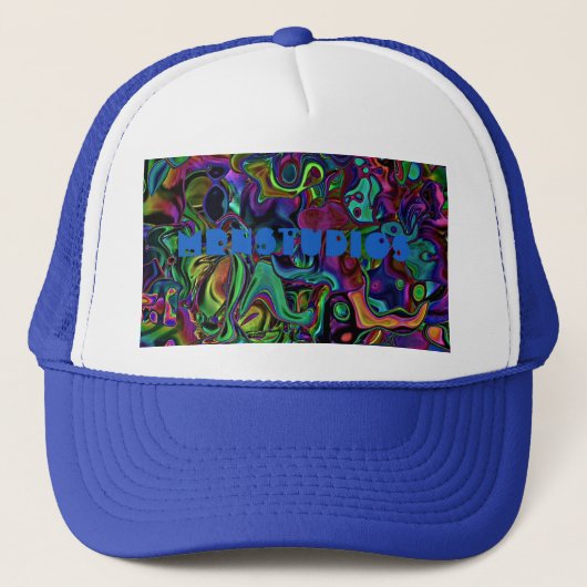 Brain Melt Trucker Hat Pet (Voorkant)