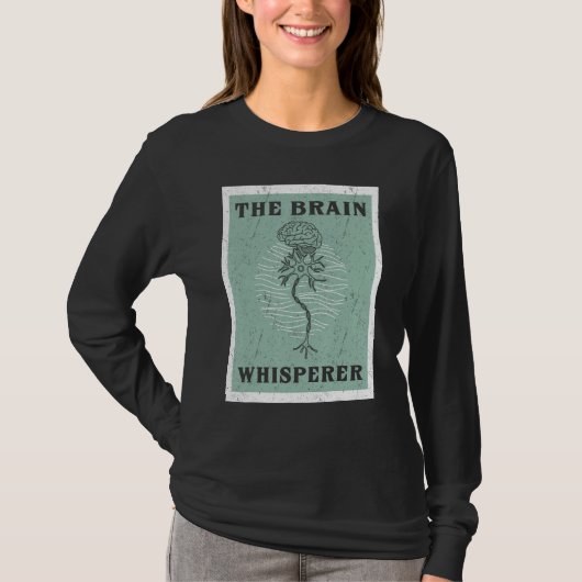 Brain neurons sciences neuroscience neurology anat t-shirt (Voorkant)